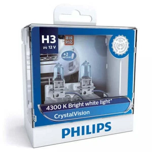 PHILIPS Globe H3/Wbt10 12V Special Twin Pack (T10 Park Globes Inc)Crystal Vision - Picture 1 of 2