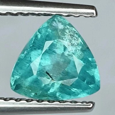 💕100% NATURAL 1.28Cts HERMOSA APATITA SUPER AZUL VERDE  Foto 1 de 4