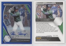 2021 Panini Prizm Draft Picks Blue Prizm Auto /99 Dayton Dooney #PDP169 Auto