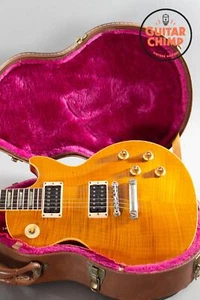 1995 Gibson Les Paul Classic Premium Plus Trans Amber - Picture 1 of 24