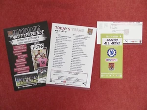 NORTHAMPTON TOWN v CHELSEA | 26 SEP 2023 | EFL TROPHY TEAMSHEET TICKET & PASS - Imagen 1 de 1