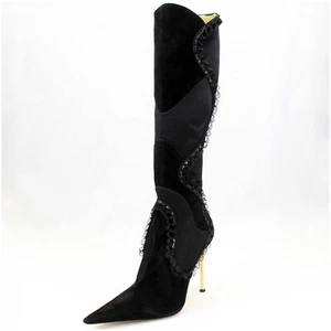 Gerardina di Maggio Stiefel Gr. 37 schwarz High Heels (3876) - Bild 1 von 6