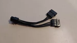 EVGA Dual 4-pin Molex to 6-pin PCIe - Power Cable Adapter - Picture 1 of 3