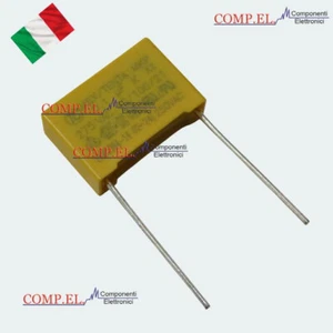 5 pezzi CONDENSATORE POLIPROPILENE MKP-X2 0.1uF 275Vac Passo 15mm 0,1uF 100nF - Foto 1 di 2