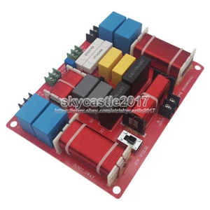 2 Stück 350 W Hifi Lautsprecher Frequenzteiler Filter Dual Bass 4 Wege 4 Einheiten Frequenzweiche - Bild 1 von 6