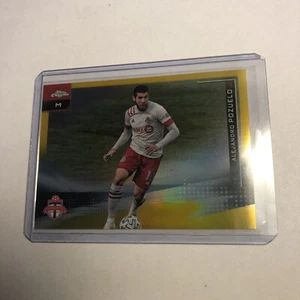 2021 Topps Chrome MLS ALEJANDRO POZUELO Gold Refractor #25/50 !!! TORONTO FC - Bild 1 von 10