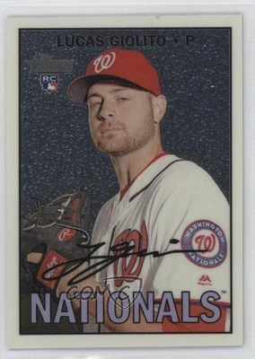 2016 Topps Heritage High Number Chrome /999 Lucas Giolito #THC-514 Rookie RC - Image 1 of 2