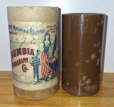 CILINDRO DE CERA MARRÓN COLOMBIA RECORD # 14015 TÍO JOSH EN UN MUSEO - CAL STEWART Foto 1 de 4