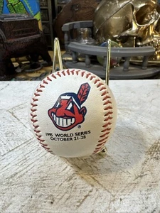 Vintage Souvenir Baseball 1995 World Series Indians Vs Braves McDonald’s - Bild 1 von 3