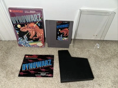 Dynowarz: Destruction of Spondylus Complete in Box CIB Nintendo NES Video Game - Image 1 of 4