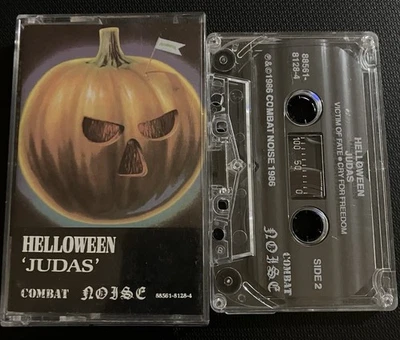 HELLOWEEN - Judas - NM 1986 Combat Noise Speed Metal Cassette - LOOK!! - Image 1 of 2