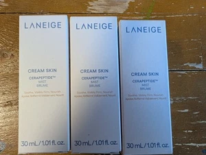 Laneige Cream Skin Cerapeptide Mini Spray Mist 1.01 fl.oz X3 - Picture 1 of 5