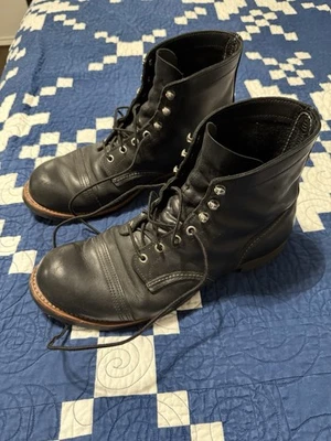 Zapatos Red Wing Iron Ranger talla 12 bota para hombre - negros Foto 1 de 4