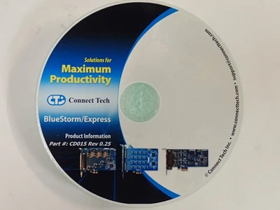 CONNECT BLUESTORM/EXPRESS TECH CD015 REV 0.25 SOLUTIONS FOR MAX PRODUCTIVITY CD - Image 1 of 4