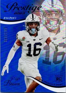 2023 PANINI PRESTIGE XTRA POINTS BLUE PREMIUM #349 JI'AYIR BROWN RC 103/299 - Foto 1 di 1