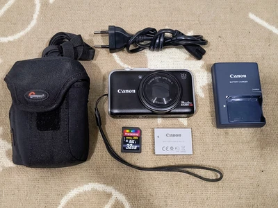 Canon PowerShot SX230 HS 12.1MP Digital Camera - Black Fully Working Great Shape - Image 1 of 4
