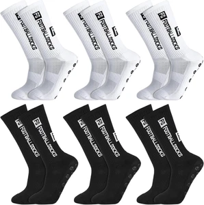 6 pares de calcetines de futbol antideslizantes para hombre - Picture 1 of 12