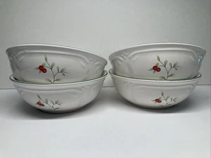 Pfaltzgraff Winterberry Steinzeug Schüsseln 6" Müsli/Suppe 4er Set - Bild 1 von 14