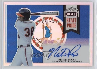2014 Leaf Metal Draft State Pride Mike Papi #SP-MP1 Auto - Image 1 of 2