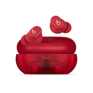 Beats Solo Buds MUW03LL/A Earbuds Transparent Red - Imagen 1 de 4