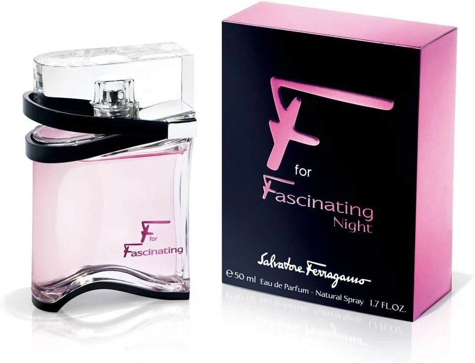 Salvatore Ferragamo F para Fascinante Noche EDP Spray 50 ml-1,7 fl. oz. Nuevo Foto 1 de 1