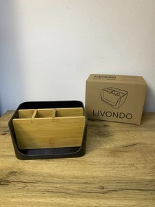 Stylischer Livondo Organizer – Bambus & Schwarz – Vielseitig & Modern – NEU - Bild 1 von 7