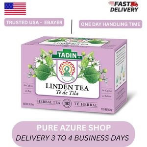 Tadin Lindenblüten Kräutertee (Tila), Made in USA, 24 Beutel - Bild 1 von 6