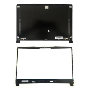 Para MSI GF65 Delgado 9SD GF65 9SEXR MS-16W1 LCD Cubierta Trasera LCD Bisel Frontal/Bisagras - Imagen 1 de 7