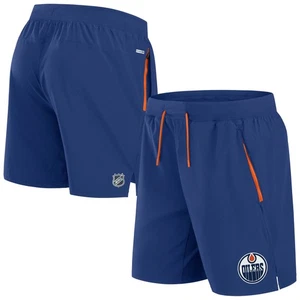 Men's Fanatics Royal Edmonton Oilers Authentic Pro Rink Performance Shorts - Picture 1 of 3