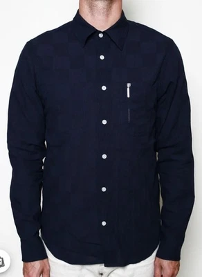 Rogue Territory RGT Jumper Shirt Navy Checkered Size XL - Image 1 of 4