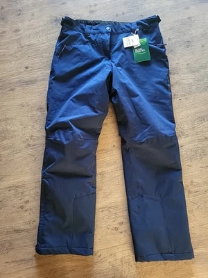 Skihose Damen  Schneehose Winterhose Gr. 42  dunkel blau neu mit Etikett  - Bild 1 von 4