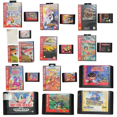 Sega Genesis Games Tested/Robotniks, Gunstar Heroes, Sonic &More % OFF FOR 2+ - Image 1 of 4