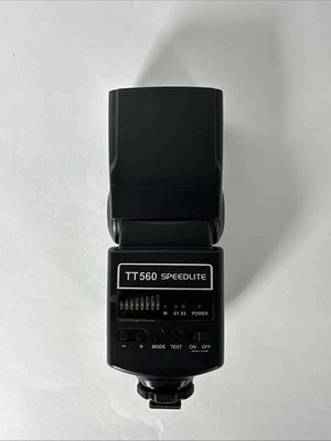 Neewer TT560 Flash Speedlite for Canon Sony Nikon Panasonic Olympus DSLR Cameras - Image 1 of 4