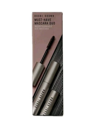 Bobbi Brown Smokey Eye Mascara Black Lot Of 2  0.2oz./6ml Duo Boxed Set - Image 1 of 4