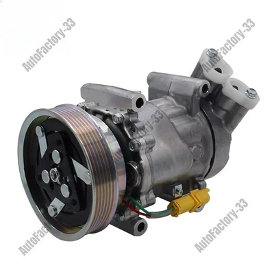 For Renault Kangoo2 8200953359 A/C Compressor 12V 6PK Aircon Compressor - Image 1 of 4