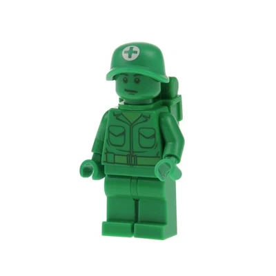 1x LEGO Minifigura Toy Story Soldado Ejército Hombre Médico Casco Mochila 7595 toy002 Foto 1 de 3