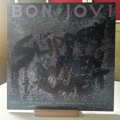 Bon Jovi Keep Slippery When Wet LP vinyl 1992 with inner EX/EX - Image 1 of 4