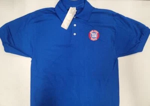 0730 NFL Team Apparel NEW YORK GIANTS Fútbol Polo Golf Camisa ROJA REAL Nueva - Imagen 1 de 4