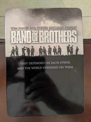 Band Of Brothers In Metal Case (DVD, 2002, 6-Disc Set) HBO Vintage Tom Hanks - Image 1 of 4