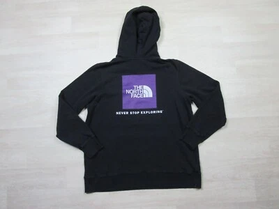 Sudadera con Capucha The North Face Adulto (L) Negra y Púrpura Pullover Logo Mujer Foto 1 de 4