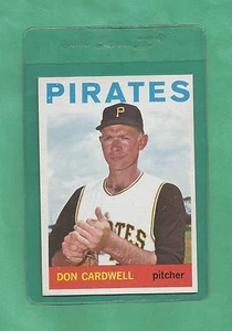 1964 Topps Pittsburgh Pirates Don Cardwell # 417 NM-MT Tough Low Pop Card !!! - Picture 1 of 1