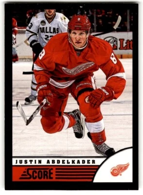 2013-14 Score Black Justin Abdelkader #170 Detroit Red Wings - Image 1 of 2