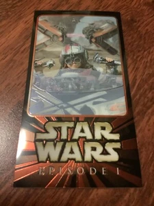 STAR WARS EPISODE 1 WIDEVISION 1 OF 5 CHROME TIN INSERT CARD 1999 TOPPS - Picture 1 of 2