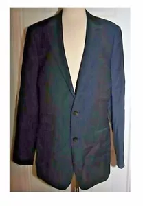 J.CREW LUDLOW SUIT JACKET IN NAVY PINSTRIPE ITALIAN WOOL SIZE40L DARK NAVY A1409 - Picture 1 of 7