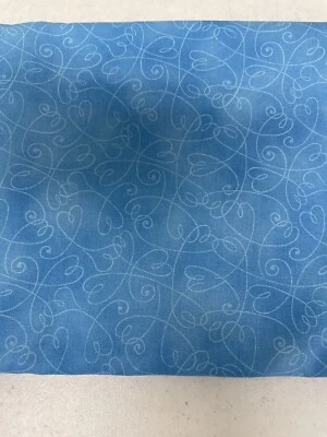 Tela de edredón de algodón Blue Hearts Patty Reed Laurie Campbell La-di-da 3,25 yardas Foto 1 de 4