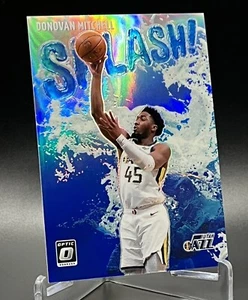 Donovan Mitchell 2021-22 Panini Donruss Optic Basketball Splash! Blue Prizm/85 - Picture 1 of 5