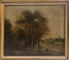 Dipinto antico, XIX secolo, paesaggio, Herbert