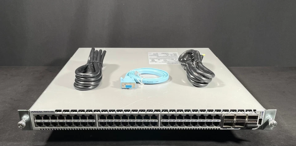 Arista DCS-7050TX-72Q-R 48x 10GBE 1/10GBase-T 6x 40Gbe QSFP+ Switch- Fast Ship - Image 1 of 4
