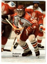 1991-92 Red Ace Russian Stars Sergei Fedorov #NNO USSR