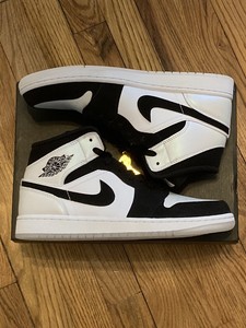 Las mejores ofertas en Jordan 1 Mid Negro/Blanco | eBay